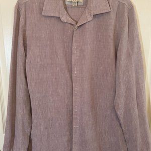 Light colored Linen dress shirt
